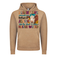 Vintage Coffee i living life somewhere between jesus take the whe Vintage Hoodie - LillyAllenDesigns