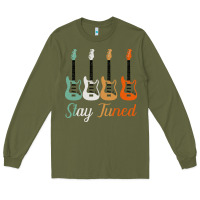 Army Green Bass Guitar Vintage Funny Bass Player Bassist Long Sleeve Tee - Bettercallsaul