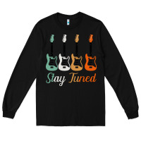 Black Bass Guitar Vintage Funny Bass Player Bassist Long Sleeve Tee - Bettercallsaul