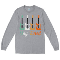 Heather Grey Bass Guitar Vintage Funny Bass Player Bassist Long Sleeve Tee - Bettercallsaul