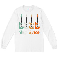 White Bass Guitar Vintage Funny Bass Player Bassist Long Sleeve Tee - Bettercallsaul