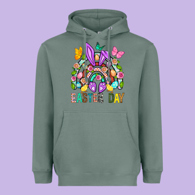 Easter Day Heavyweight Hoodie Designed By Bundleandbundleshop