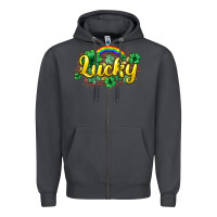 Smoke Lucky St. Patrick's Day Zipper Hoodie - HowdyJamesFarm