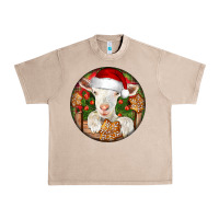 French Oak Baby Cashmere Goat Christmas Urban Heavy Tee - LillyAllenDesigns