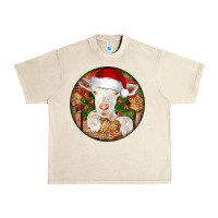Sandshell Baby Cashmere Goat Christmas Urban Heavy Tee - LillyAllenDesigns