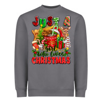 Storm just a girl who loves christmas Heavyweight Sweatshirt - texasbilliewilder