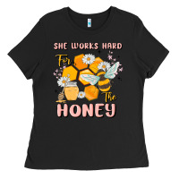 She Works Hard For The Honey Ladies Tee | Teevron