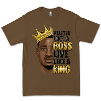 Cacao hustle like a boss live like a king malia Premium Tee - MaliasSmallBusiness