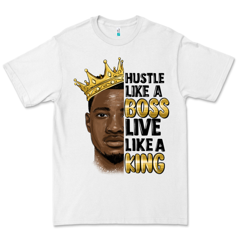 Hustle Like A Boss Live Like A King Malia Premium Tee by MaliasSmallBusiness | Teevron