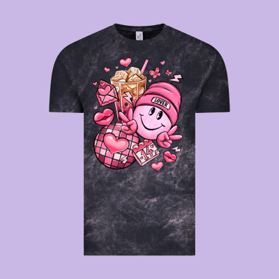 Retro Valentines Day Vintage Tee Designed By Lillyallendesigns