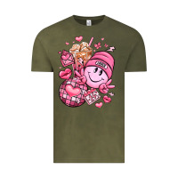 Vintage Olive retro valentines day Vintage Tee - LillyAllenDesigns