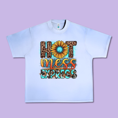 Hot Mess Express Urban Heavy Tee Designed By Jahusdesignshop