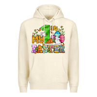Sandshell Easter Day My first Easter with eggs and rabbits Premium Hoodie - OliviaCreatesArt