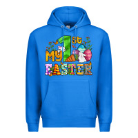 True Royal Easter Day My first Easter with eggs and rabbits Premium Hoodie - OliviaCreatesArt