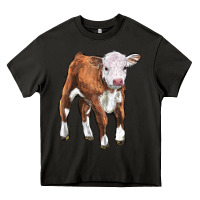 Asphalt hereford calf Heavy Core Tee - LillyAllenDesigns