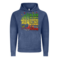 Vintage Denim title black history celebration Vintage Hoodie - LillyAllenDesigns