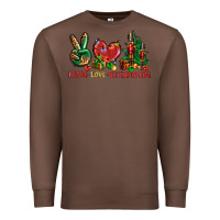 Chestnut Peace Love Nutcrackers Premium Sweatshirt - BundleAndBundleShop