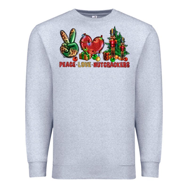 Peace Love Nutcrackers Premium Sweatshirt by BundleAndBundleShop | Teevron