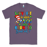 Lavender why fit in when you were born to stand out Classic Tee - LillyAllenDesigns