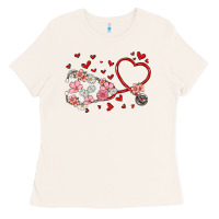 Valentine's Day Stethoscope Ladies Tee | Teevron
