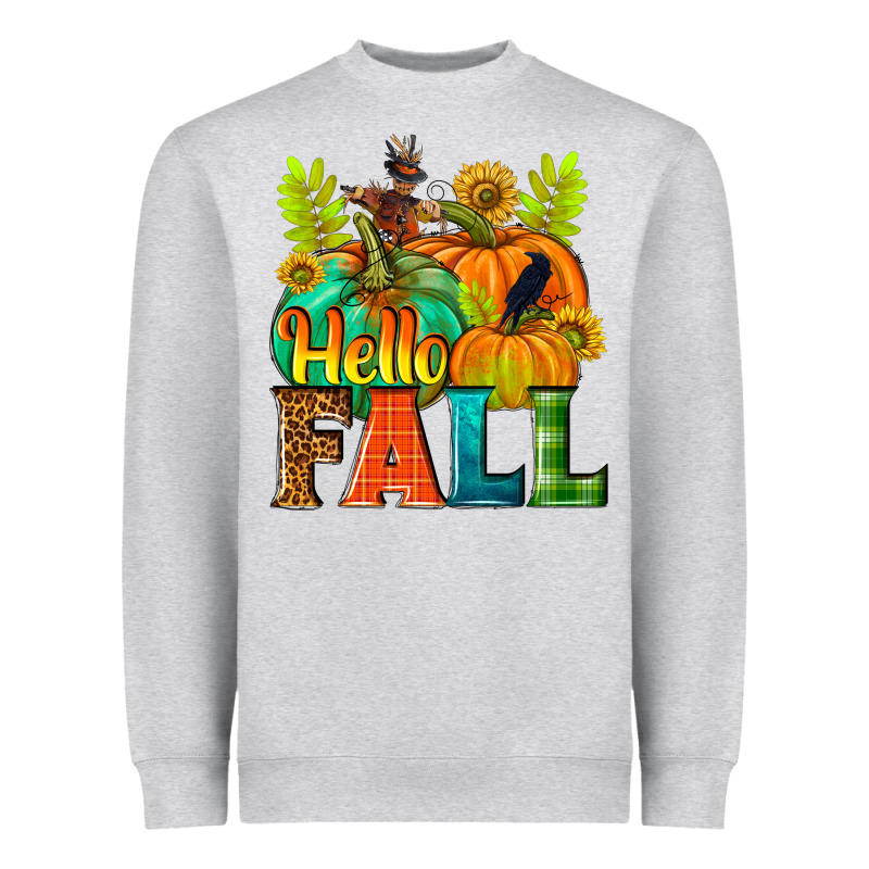 Hello Fall Heavyweight Sweatshirt by NancyCooperArtShop | Teevron