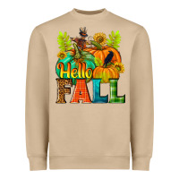 Mushroom Hello Fall Heavyweight Sweatshirt - NancyCooperArtShop
