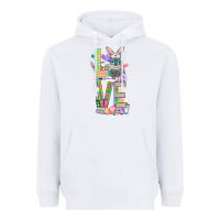 White Love Easter Nurse Heavyweight Hoodie - BundleAndBundleShop