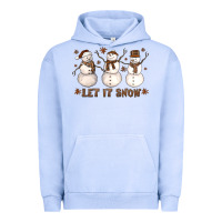 Pigment Grape Ice Let It Snow Snowmen Urban Hoodie - LillyAllenDesigns