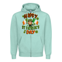 Seafoam happy st patricks day Zipper Hoodie - CowGirlArtShop