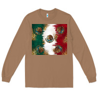 Toasted Coconut Mexican Flag Long Sleeve Tee - RanaPortraitStore