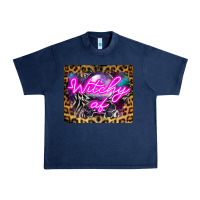 Navy Witchy Af Crystal Ball Urban Heavy Tee - LillyAllenDesigns