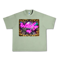 Oil Green Witchy Af Crystal Ball Urban Heavy Tee - LillyAllenDesigns