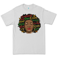 Dove Grey afro diva Premium Tee - MaliasSmallBusiness