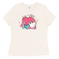 Bone nurse hearts Ladies Tee - MaliasSmallBusiness
