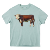 Arona hereford bull Heavy Core Tee - LillyAllenDesigns