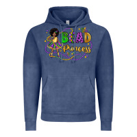 Vintage Denim bead princess mardi gras Vintage Hoodie - LillyAllenDesigns
