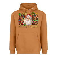 Meerkat with god all things are possible with santa claus bbs Heavyweight Hoodie - BundleAndBundleShop