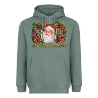 Sage with god all things are possible with santa claus bbs Heavyweight Hoodie - BundleAndBundleShop