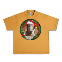 Peanut Butter Boer Goat Christmas Urban Heavy Tee - LillyAllenDesigns
