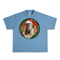 Pebble Blue Boer Goat Christmas Urban Heavy Tee - LillyAllenDesigns