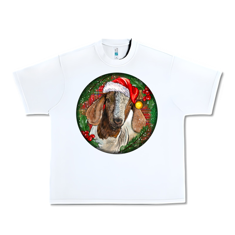 Boer Goat Christmas Urban Heavy Tee by LillyAllenDesigns | Teevron