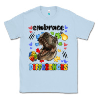 Dusty Blue embrace differences Classic Tee - LillyAllenDesigns