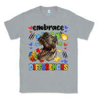 Heather Grey embrace differences Classic Tee - LillyAllenDesigns
