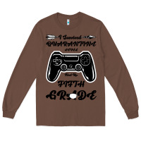 Chestnut I Survived Quarantine Level Next Fifth Grade Long Sleeve Tee - Bettercallsaul