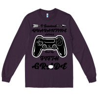 Plum I Survived Quarantine Level Next Fifth Grade Long Sleeve Tee - Bettercallsaul