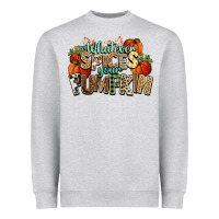 Heather Grey Whatever spices your pumpkin Fall Heavyweight Sweatshirt - NancyCooperArtShop