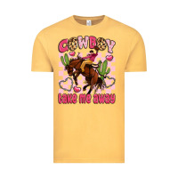 Vintage Mustard cowboy take me away Vintage Tee - LillyAllenDesigns