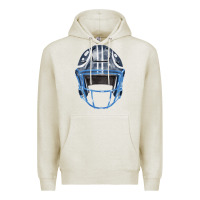 Oatmeal Heather football helmet fa element 1 Premium Hoodie - FaDigitalArtStudio