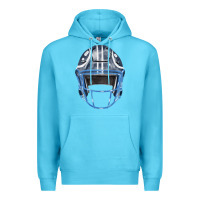 Ocean Blue football helmet fa element 1 Premium Hoodie - FaDigitalArtStudio