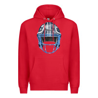 Red football helmet fa element 1 Premium Hoodie - FaDigitalArtStudio